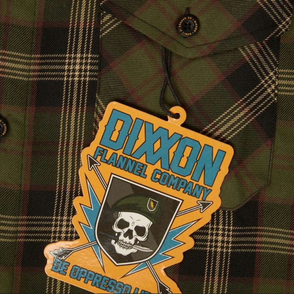 ISO Dixxon Green Beret Women’s Flannel Sz Large
